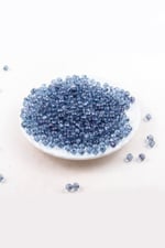 6 mm Akrilik Açık Lacivert Boncuk Aksesuar Takı Malzemesi (25 Gram)