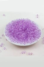 6 mm Basık Leylak Akrilik Boncuk Aksesuar (25 Gram)