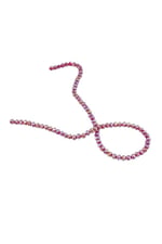 6 mm Bordo Kristal Cam Boncuk 1 Dizi - (80-85 Adet)