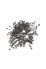 6 mm Çift Delikli Koyu Gri Pirinç Metal Pul Payet (30 Gr 260 Adet)