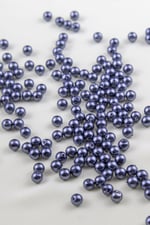 6 mm Füme Cam İnci Boncuk Aksesuar Takı Malzemesi (30 Gr 105 Adet)