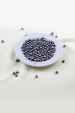 6 mm Koyu Gri Cam İnci Boncuk Aksesuar Takı Malzemesi (25 Gr)