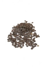 6 mm Mat Kahve Ortadan Delikli Metal Pul Payet (30 Gr 270 Adet)