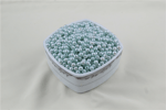 6 mm Soluk Turkuaz İnci Boncuk 30 Gr (Kolye, Bileklik, Küpe ve Takı Yapımı)