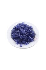 6x12 mm Parlement Mavisi Huni Akrilik Boncuk Takı Malzemesi (25 gr 75 Adet)