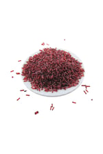 6x2 mm Bordo İçten Boyalı Boncuk 100 Gr Boncuk