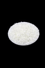 6x2 mm Duman Beyaz Boru Boncuk 100 Gr