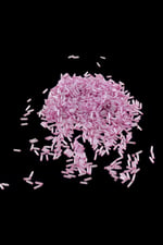 6x2 mm İçten Boyalı Açık Pembe Boncuk 100 Gr