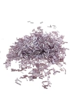 6x2 mm İçten Boyalı Lila Boncuk 100 Gr Boncuk