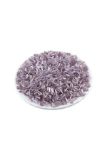 6x2 mm İçten Boyalı Lila Boncuk 100 Gr Boncuk