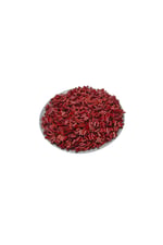 6x2 mm Ince Bambu Bordo Rengi Ahşap Boncuk 50 gr