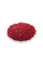 6x2 mm Kan Kırmızı Boru Boncuk 75 Gr