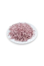 6x2 mm Kristal Lila Boru Boncuk 100 Gr