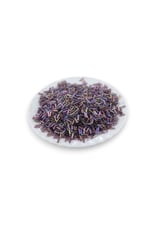 6x2 mm Mürdüm Janjan Boru Boncuk 100 Gr