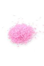 6x2 mm Pastel Pembe Boru Boncuk 100 Gr