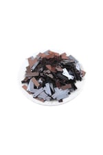 6x20 mm Füme Diktörtgen Çift Delikli Plastik Pul Payet 30 Gr (Tülbent, Oya, Havlu Malzemesi)