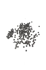 6x2,5 mm Metalik Gri İçten Delikli Plastik Boncuk (30 Gr 430 Adet)