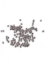 6x6 mm Kare Şeffaf Çizgi Desen Takı Malzemesi Boncuk (100 Adet)