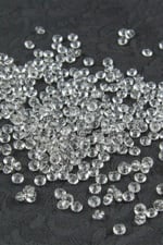 7 mm Basık Açık Gri Akrilik Boncuk Aksesuar (25 Gram)