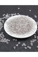 7 mm Basık Açık Gri Akrilik Boncuk Aksesuar (25 Gram)