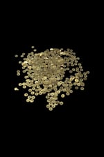 7 mm Gold Ortadan Delikli Metal Pul Payet (30 Gr 190 Adet)