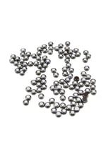 7 mm Ortası Beyaz İçten Delikli Taş Boncuk (25 Adet)