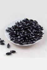 7x15 Ekose Kesim Siyah Arpa Akrilik Boncuk Aksesuar (25 Gram)