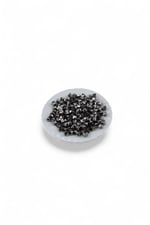 7x7 mm Metalik Gri Küp Boncuk (25 Gr 110 Adet)