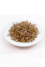 8 mm Dünya Akrilik Boncuk 2 Renk Vizon Aksesuar Takı Malzemesi (25 Gram)