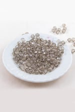 8 mm Dünya Gri Akrilik Boncuk Aksesuar Takı Malzemesi (20 Gram)