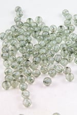8 mm Dünya Gri Yeşil Tonunda Akrilik Boncuk Aksesuar Takı Malzemesi (20 Gram)