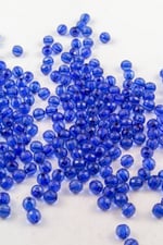 8 mm Dünya Kraliyet Mavisi Akrilik Boncuk Aksesuar Takı Malzemesi (25 Gram)