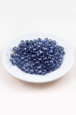 8 mm Dünya Lacivert Akrilik Boncuk Aksesuar Takı Malzemesi (25 Gram)