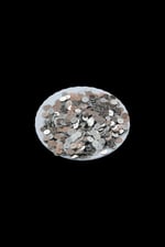 8 mm Gümüş Ortadan Delikli Metal Pul Payet (30 Gr 170 Adet)