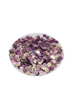 8 mm Ortadan Delikli Gül Rengi Model Plastik Pul Payet 30 Gr (Tülbent, Oya, Havlu Malzemesi)