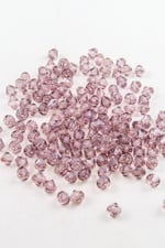 8 mm Piramit Koyu Mürdüm Akrilik Boncuk Aksesuar Takı Malzemesi (25 Gram)