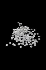 8,5 mm Gümüş Ortadan Delikli Metal Pul Payet (30 Gr 230 Adet)