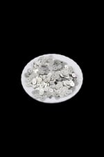 8,5 mm Gümüş Ortadan Delikli Metal Pul Payet (30 Gr 230 Adet)