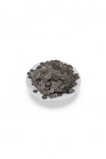 9 mm Koyu Gri Ortadan Delikli Metal Pul Payet (30 Gr 110 Adet)