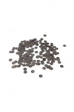 9 mm Koyu Gri Ortadan Delikli Metal Pul Payet (30 Gr 110 Adet)
