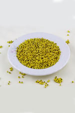 Açık Gold 3 mm Plastik İnci Boncuk Takı Aksesuar Malzemesi (25 Gr)