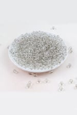 Açık Gri 6 mm Dünya Akrilik Boncuk Aksesuar (25 Gram)