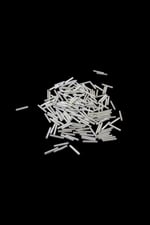 Açık Gümüş Uzun Boru 20 mm Boncuk 50 Gr