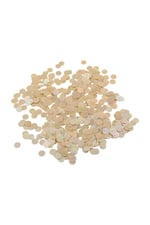 Açık Kavun 8 mm Yandan Delikli Plastik Pul Payet 30 Gr (Tülbent, Oya, Havlu Malzemesi)