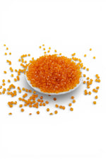 Açık Oranj 6 mm Akrilik Boncuk Aksesuar Takı Malzemesi (35 Gram)