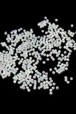 Açık Sarı Tonunda 3 mm Plastik Boncuk Aksesuar Takı Malzemesi (25 Gr)