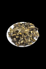Alaca Yeşil 8 mm Yandan Delikli Model Plastik Pul Payet 30 Gr (Tülbent, Oya, Havlu Malzemesi)
