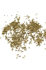 Altın Rengi 4 mm Piramit Plastik Boncuk Aksesuar Takı Malzemesi (25 Gr)
