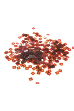 Amber Toprak 8x8 Kare Delikli Pul Payet 30 Gr (Tülbent, Oya, Havlu Malzemesi)