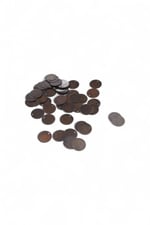 Bakır 16 mm Yandan Delikli Metal Pirinç Pul Payet (20 Gr 21 Adet)